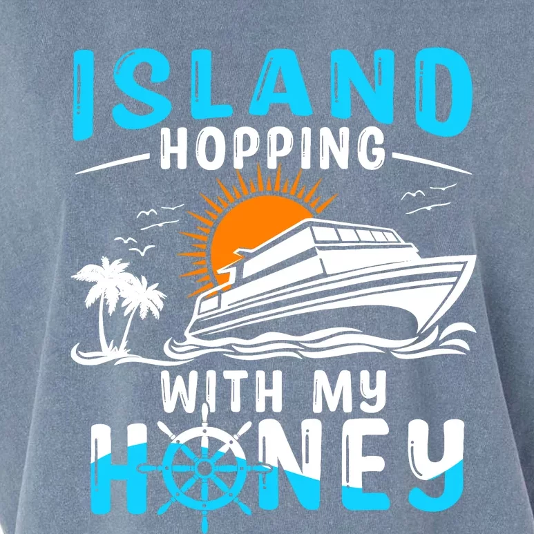 Island Hopping Couple Cruise Garment-Dyed Women's Muscle Tee