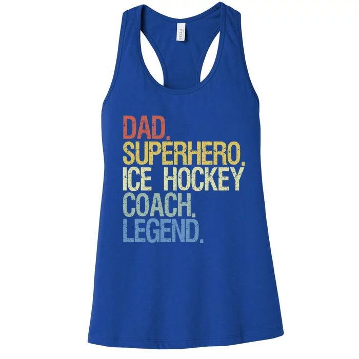 Ice Hockey Coach Cool Gift Women's Racerback Tank