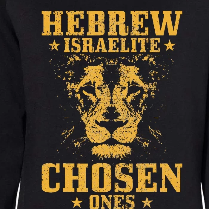 Israelite Hebrew Chosen Ones Israel Lion Of Judah Womens California Wash Sweatshirt