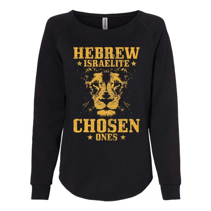 Israelite Hebrew Chosen Ones Israel Lion Of Judah Womens California Wash Sweatshirt