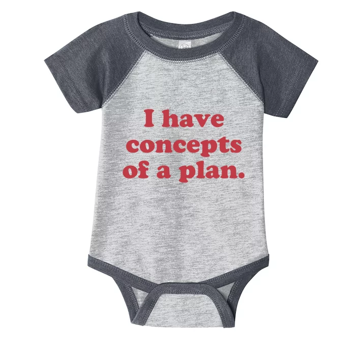 I Have Concepts Of A Plan Infant Baby Jersey Bodysuit