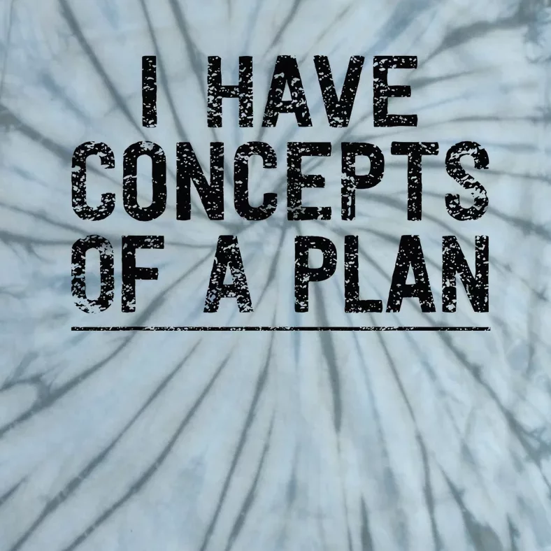 I Have Concepts Of A Plan Political 2024 Tie-Dye T-Shirt