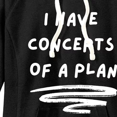 I Have Concepts Of A Plan Funny Trump Women's Fleece Hoodie