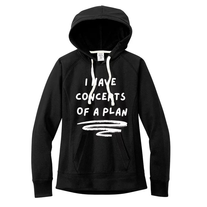 I Have Concepts Of A Plan Funny Trump Women's Fleece Hoodie