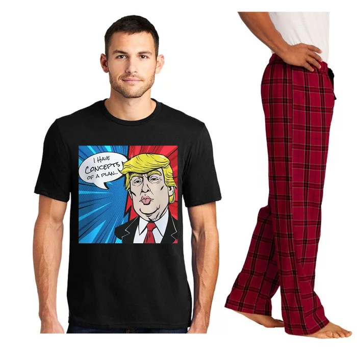 I Have Concepts Of A Plan Trump Harris 2024 Pajama Set