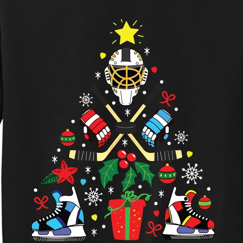 Ice Hockey Christmas Ornament Tree Funny Xmas Sweatshirt