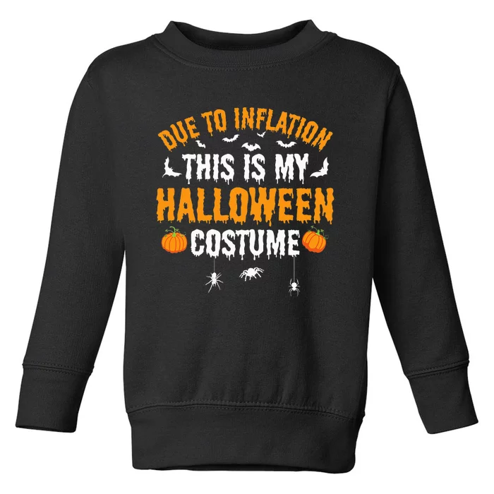 InflationInspired Halloween Costume Make a Statement Toddler Sweatshirt