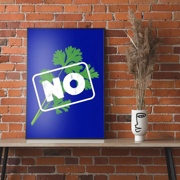 I Hate Coriander No Cilantro Allergy Gift Poster