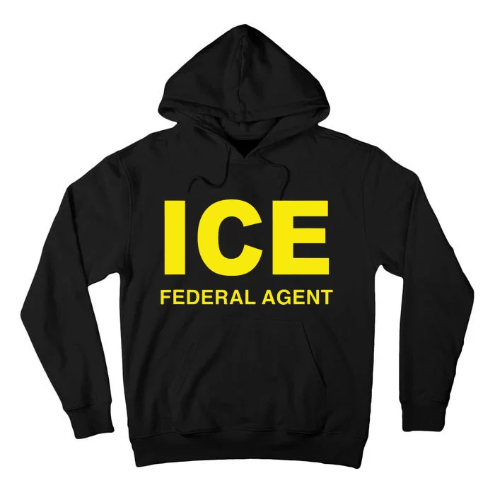 Ice Halloween Costume Federal Agent Police Immigration Tall Hoodie