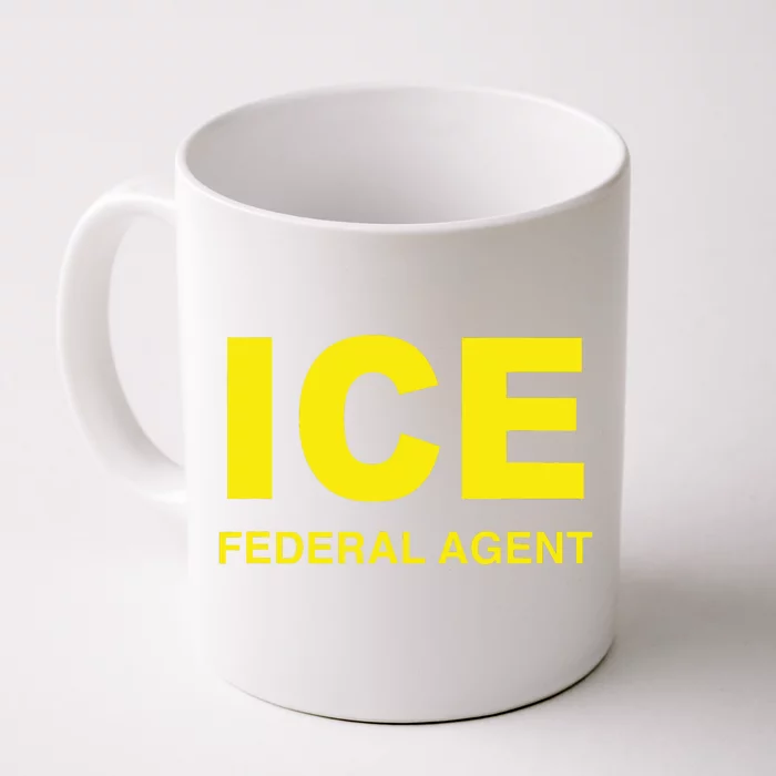 Ice Halloween Costume Federal Agent Police Immigration Front & Back Coffee Mug