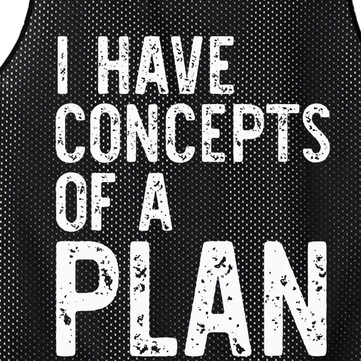 I Have Concepts Of A Plan Political 2024 Mesh Reversible Basketball Jersey Tank