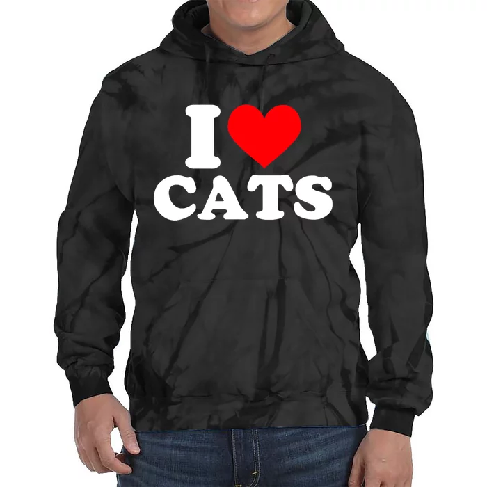 I Heart Cats Shirt I Heart Cats Tshirt I Love Cats Shirt Tie Dye Hoodie