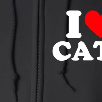 I Heart Cats Shirt I Heart Cats Tshirt I Love Cats Shirt Full Zip Hoodie