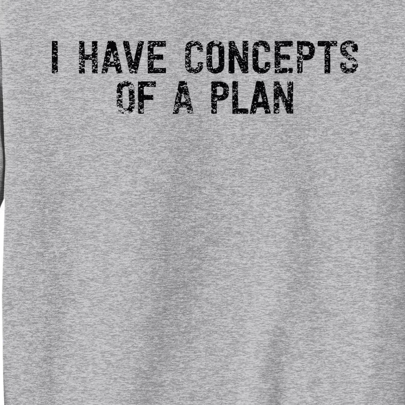 I Have Concepts Of A Plan Political 2024 Tall Sweatshirt