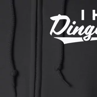 I Hit Dingers Full Zip Hoodie