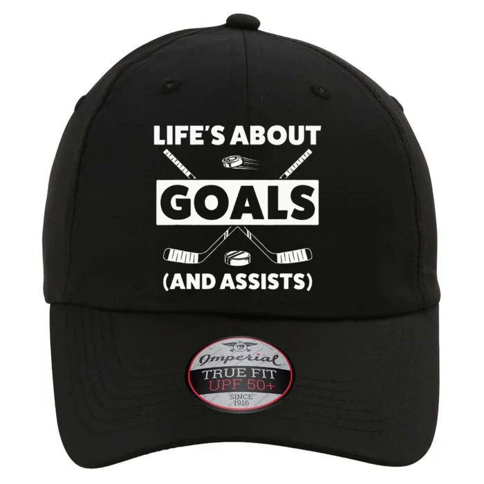 Ice Hockey Design For Lifes About Goals The Original Performance Cap