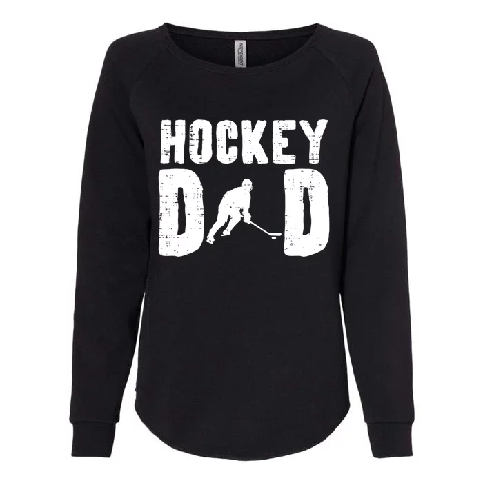 Ice Hockey Dad Cool Fathers Day Player Goalie Coach Papa Gift Womens California Wash Sweatshirt