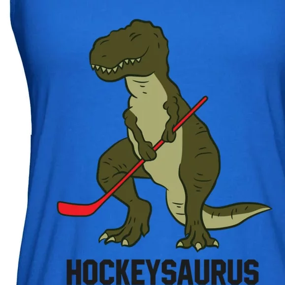 Ice Hockey Dinosaur Hockey Hockey Hockeysaurus Gift Ladies Essential Flowy Tank