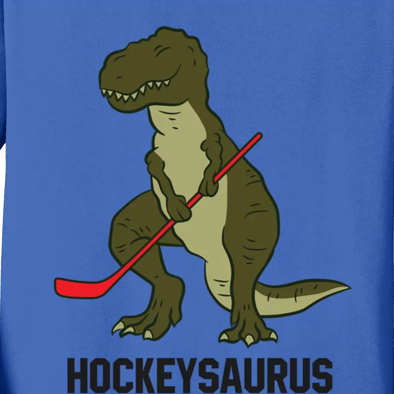 Ice Hockey Dinosaur Hockey Hockey Hockeysaurus Gift Kids Long Sleeve Shirt