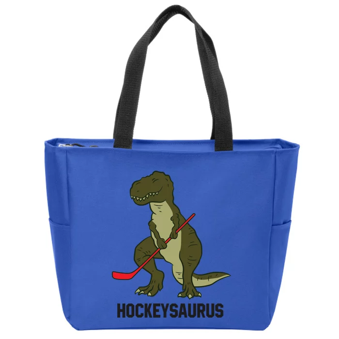 Ice Hockey Dinosaur Hockey Hockey Hockeysaurus Gift Zip Tote Bag