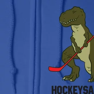 Ice Hockey Dinosaur Hockey Hockey Hockeysaurus Gift Full Zip Hoodie