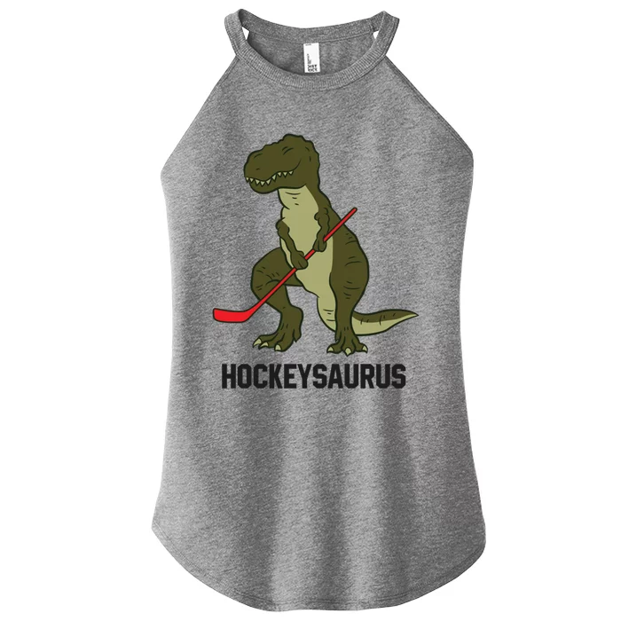 Ice Hockey Dinosaur Hockey Hockey Hockeysaurus Gift Women’s Perfect Tri Rocker Tank