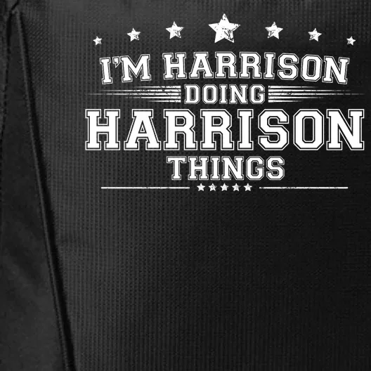 Im Harrison Doing Harrison Things City Backpack