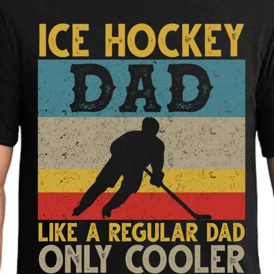 Ice Hockey Dad Like A Regular Dad But Cooler Fathers Day Cute Gift Pajama Set