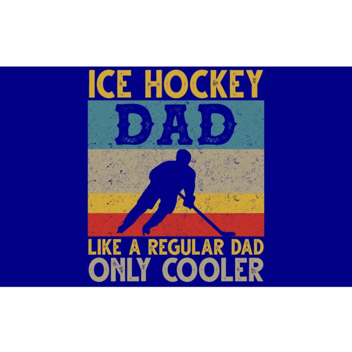 Ice Hockey Dad Like A Regular Dad But Cooler Fathers Day Cute Gift Bumper Sticker