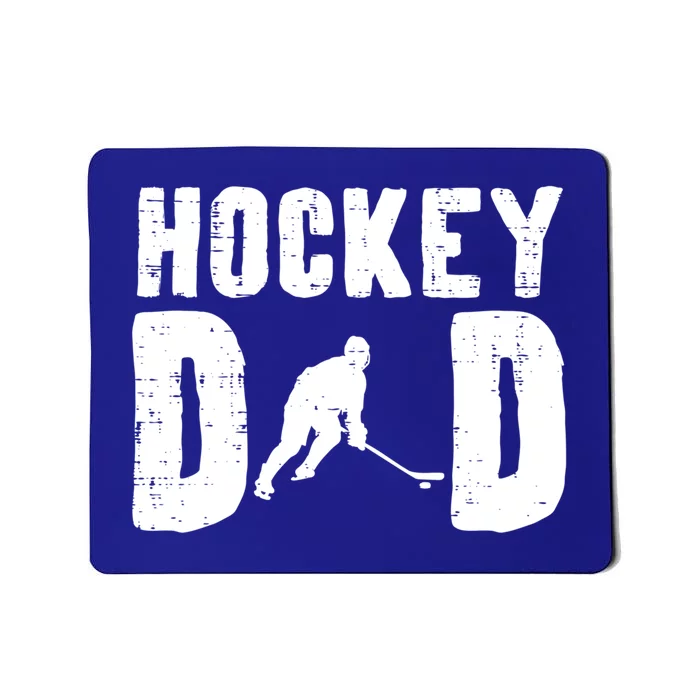 Ice Hockey Dad Cool Fathers Day Player Goalie Coach Papa Cool Gift Mousepad