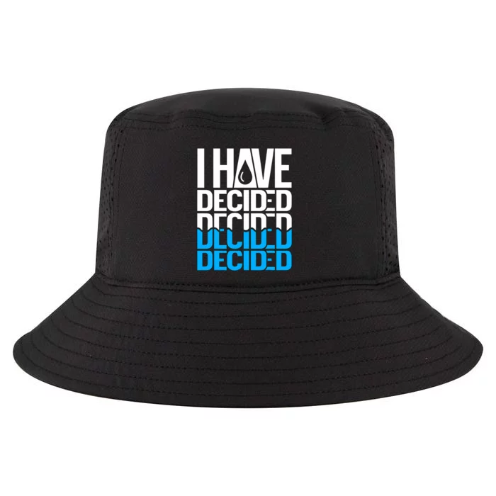 I Have Decided Baptized Baptism Cool Comfort Performance Bucket Hat