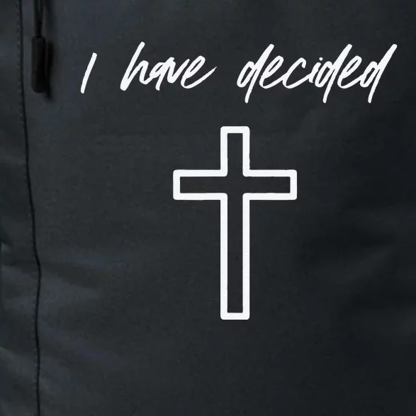 I Have Decided Christian Water Baptism Dedication Church Daily Commute Backpack