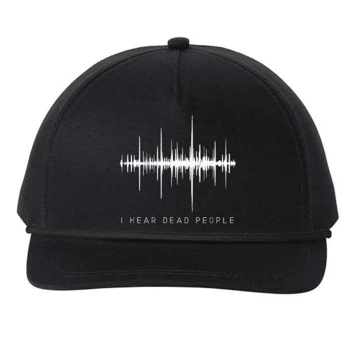 I Hear Dead People Ghost Hunter Evp Snapback Five-Panel Rope Hat