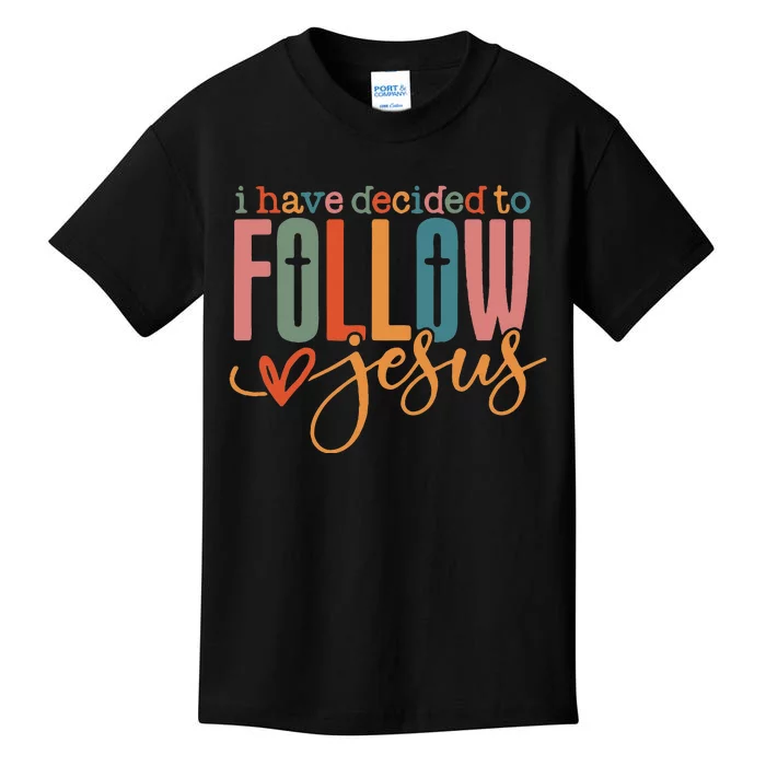 I Have Decided To Follow Jesus Christian Kids T-Shirt