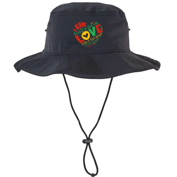 I Have Decided To Stick With Love Mlk Black History Month Legacy Cool Fit Booney Bucket Hat