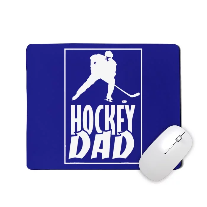 Ice Hockey Dad Like A Normal Dad Just Cooler I Hockey Daddy Mousepad