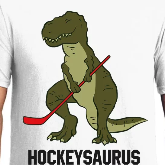 Ice Hockey Dinosaur Hockey Boy Hockey Hockeysaurus Pajama Set