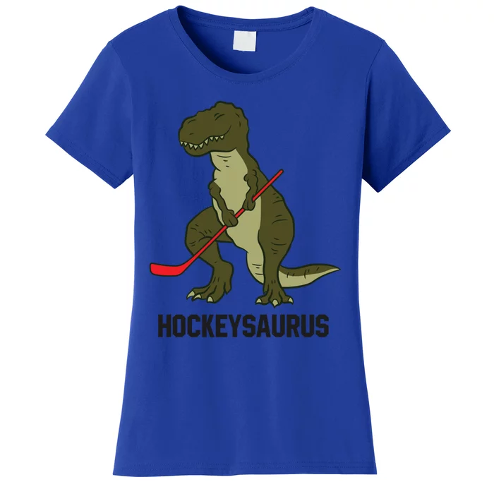 Ice Hockey Dinosaur Hockey Hockey Hockeysaurus Gift Women's T-Shirt