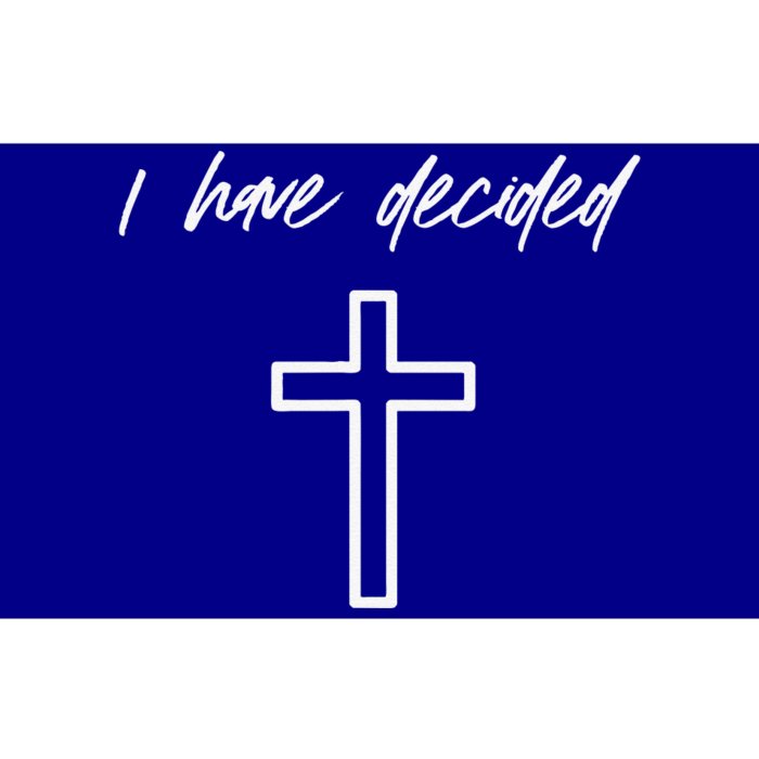 I Have Decided Christian Water Baptism Dedication Church Bumper Sticker