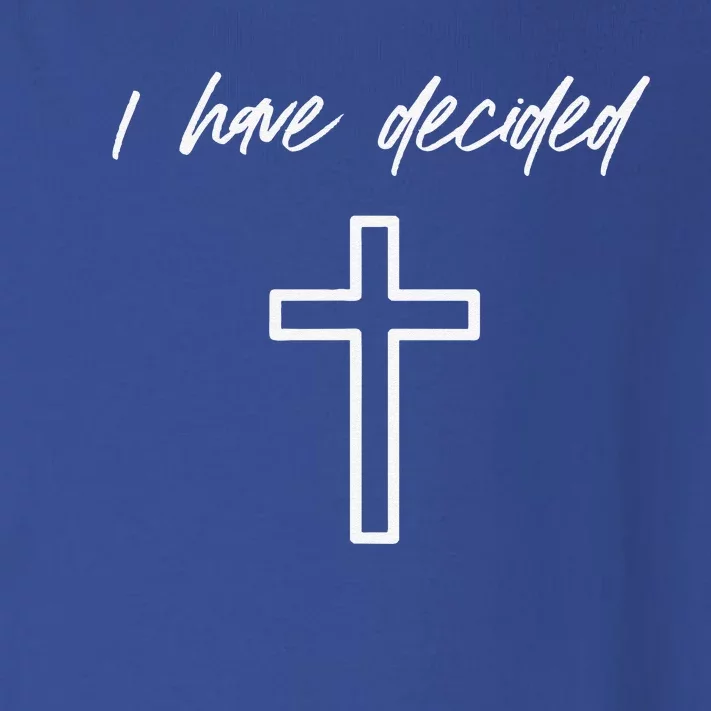 I Have Decided Christian Water Baptism Dedication Church Toddler Long Sleeve Shirt