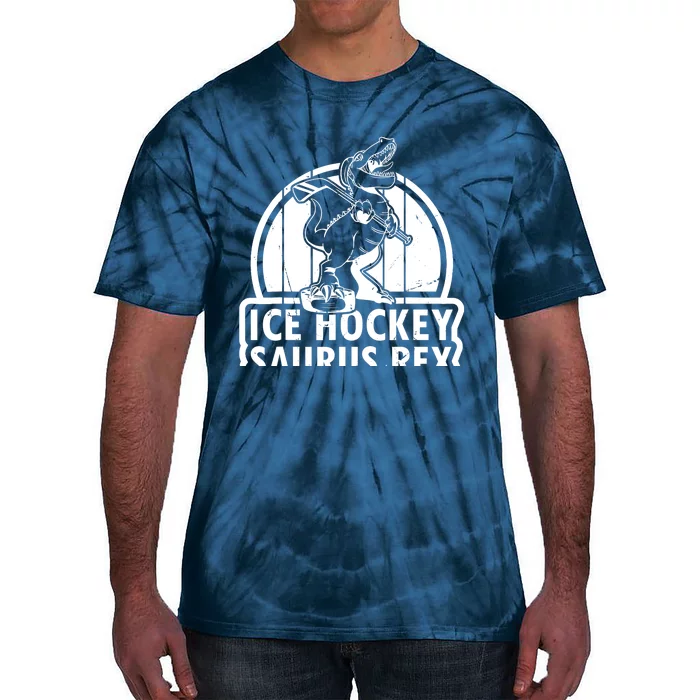 Ice Hockey Dinosaur Ice Hockey Saurus Rex - Ice Hockey Dino Tie-Dye T-Shirt