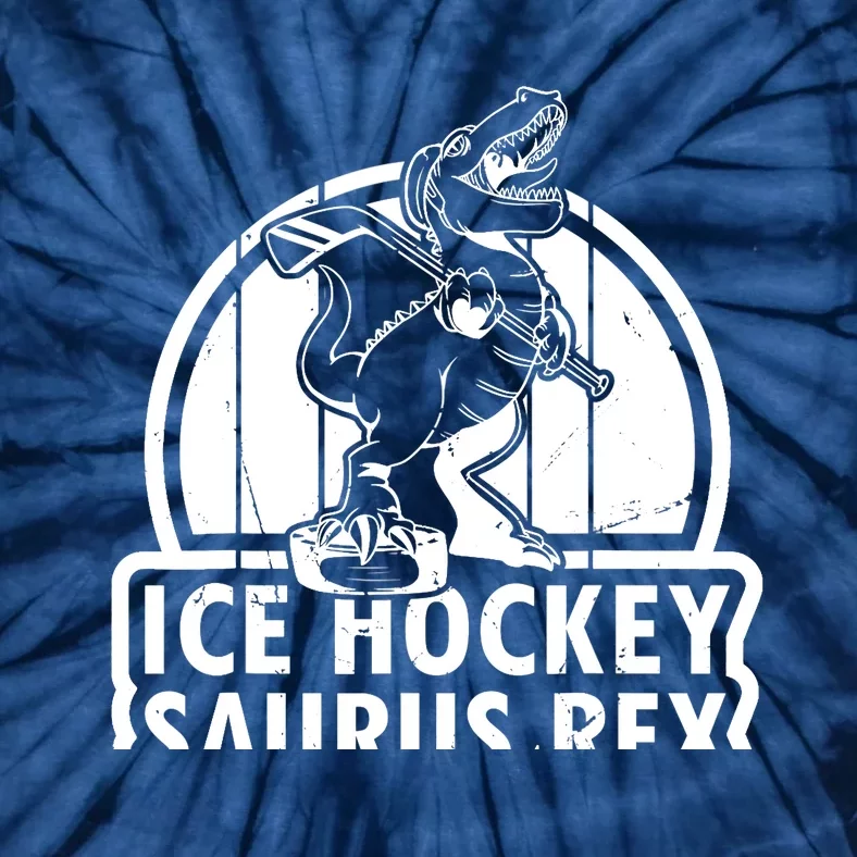 Ice Hockey Dinosaur Ice Hockey Saurus Rex - Ice Hockey Dino Tie-Dye T-Shirt