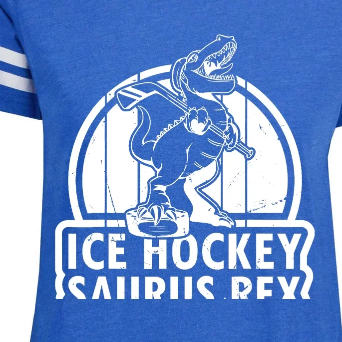 Ice Hockey Dinosaur Ice Hockey Saurus Rex - Ice Hockey Dino Enza Ladies Jersey Football T-Shirt