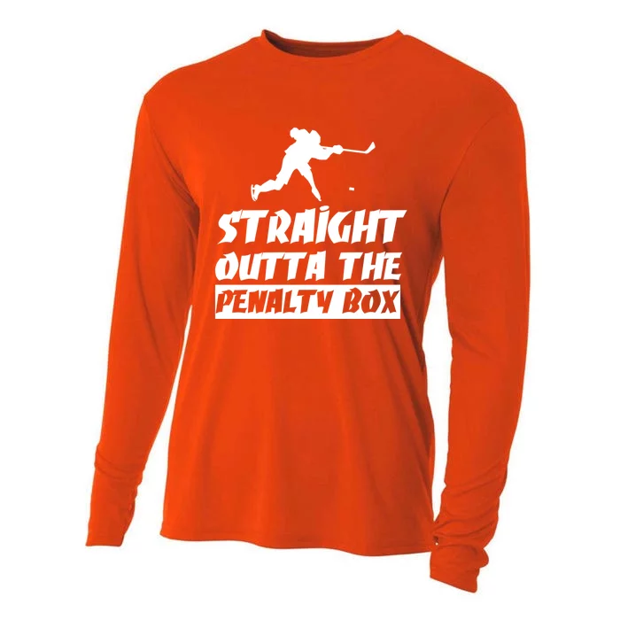 Ice Hockey Enforcer Penalty Box Great Gift Cooling Performance Long Sleeve Crew