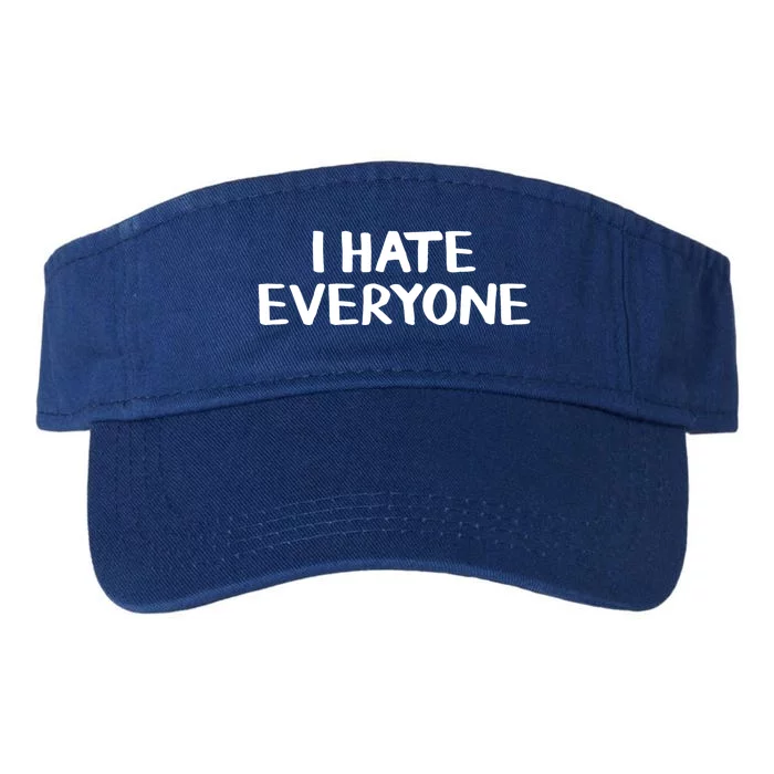 I Hate Everyone Valucap Bio-Washed Visor