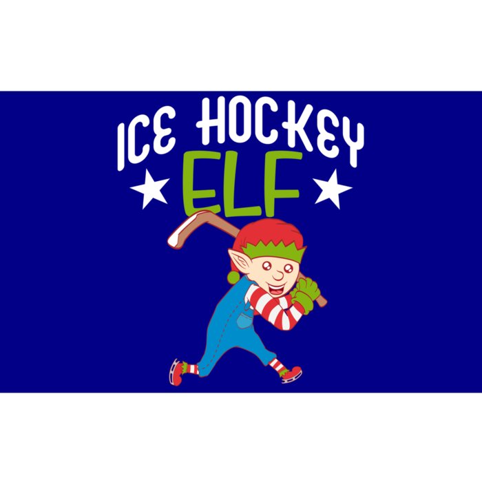 Ice Hockey Elf Funny Hockey Xmas Elve Costume Gift Cool Gift Bumper Sticker