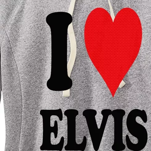 I Heart E.lvis First Name I Love Personalized Stuff Women's Fleece Hoodie