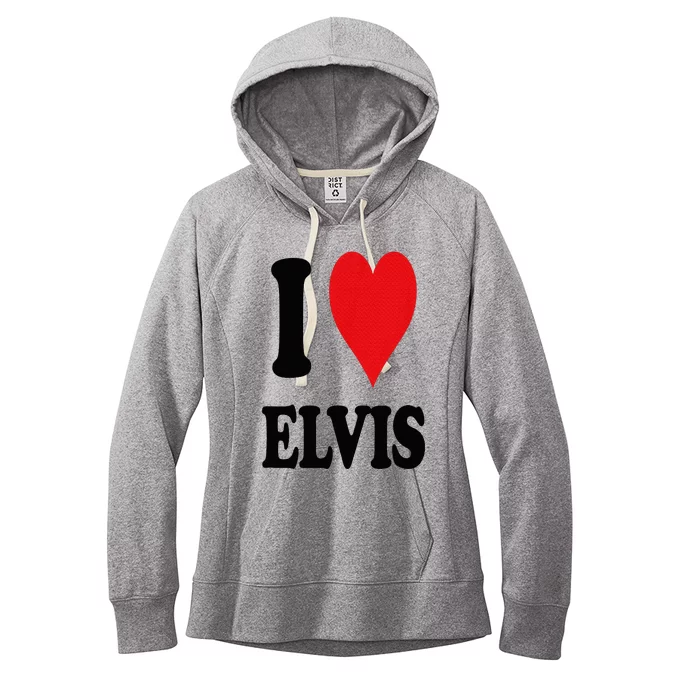 I Heart E.lvis First Name I Love Personalized Stuff Women's Fleece Hoodie