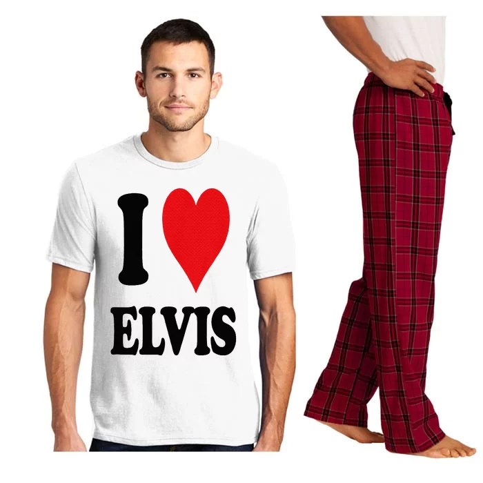 I Heart E.lvis First Name I Love Personalized Stuff Pajama Set