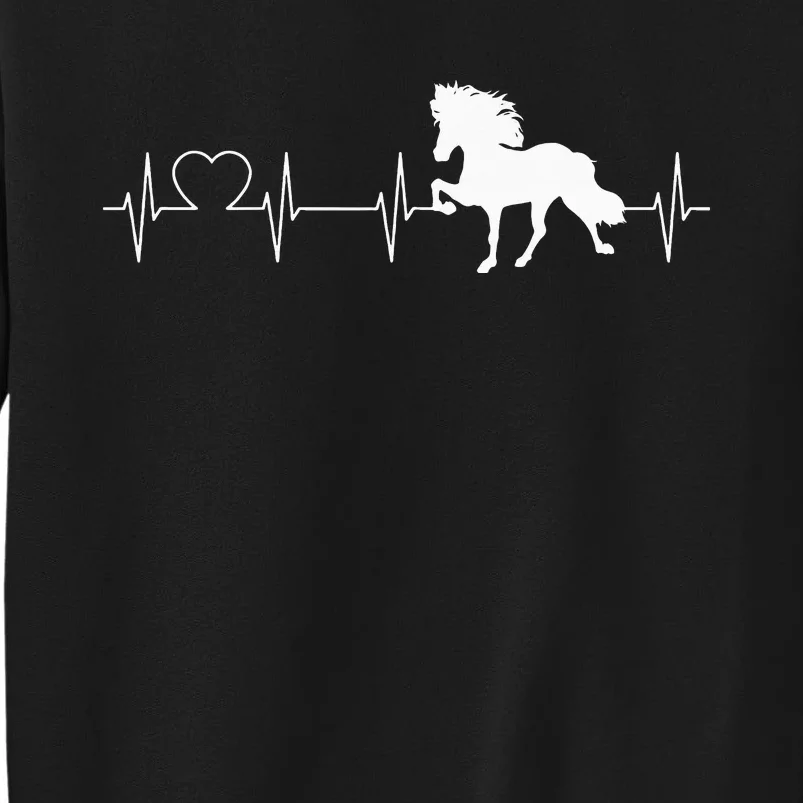 Icelandic Horse Evolution Horse funny racing Tall Sweatshirt